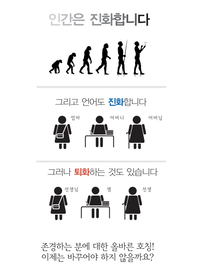 인간은 진화합니다 포스터